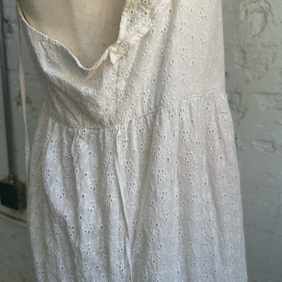 Maison Me Maisonette white ruffle sundress/maxi dress white size SMALL - Picture 7 of 10